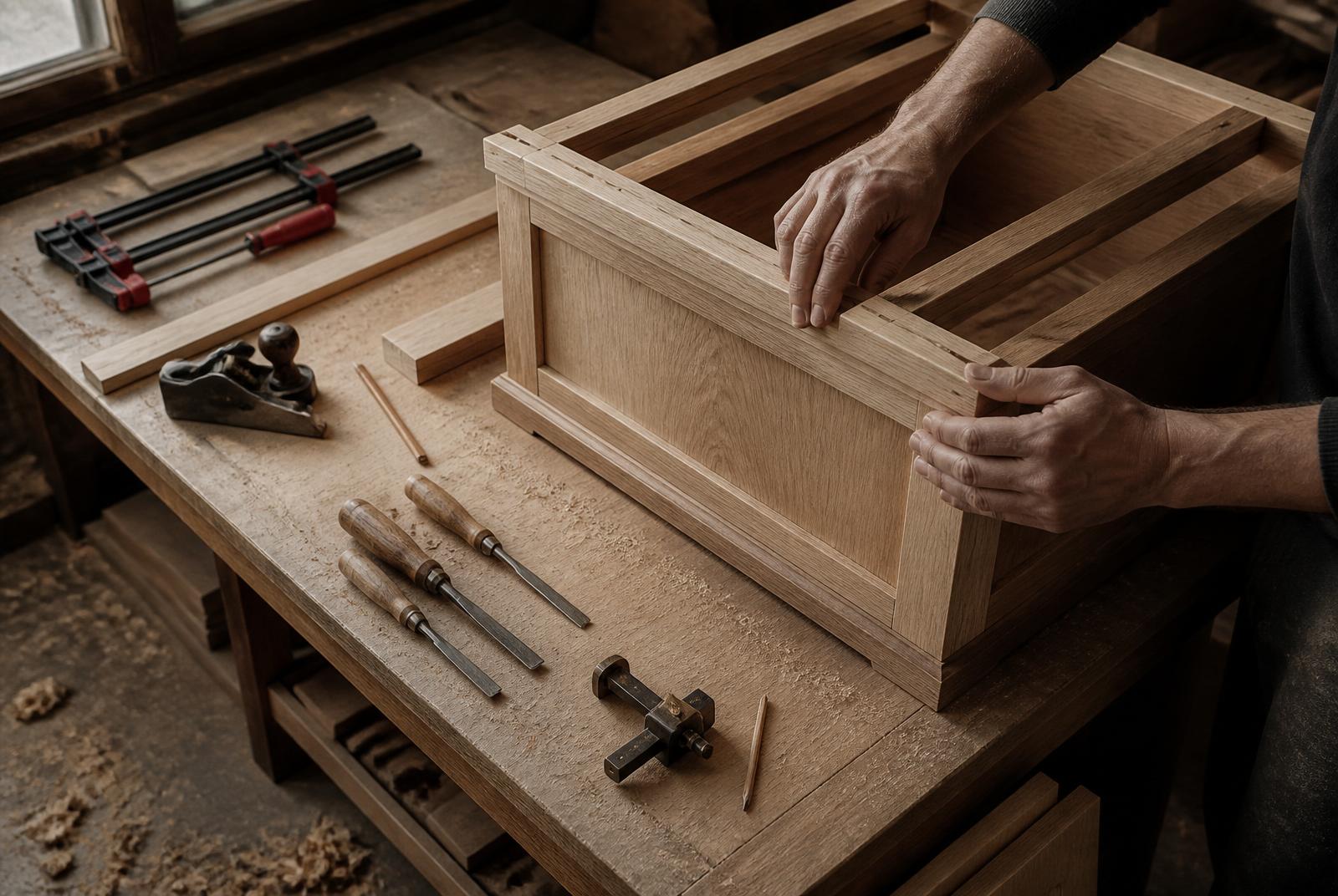 Australian carpenters at work