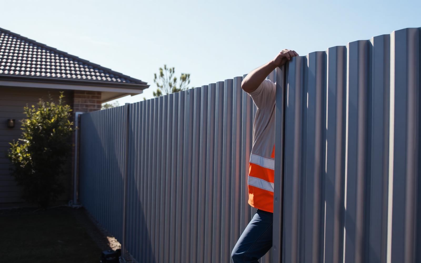 Australian fencing at work