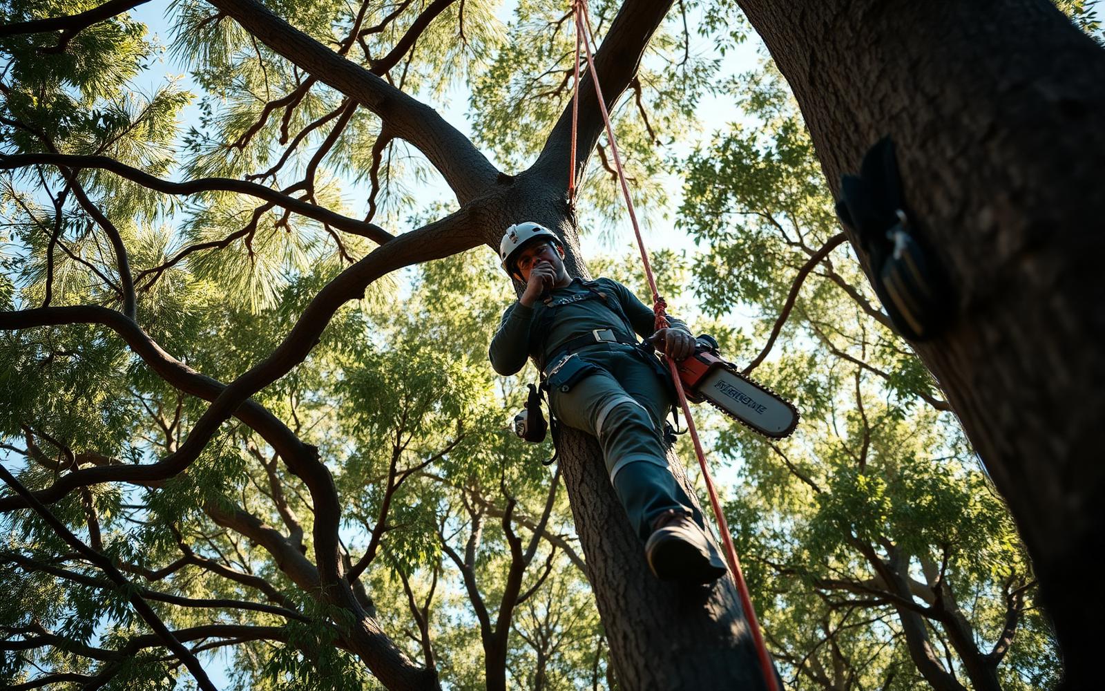 Australian tree loppers at work